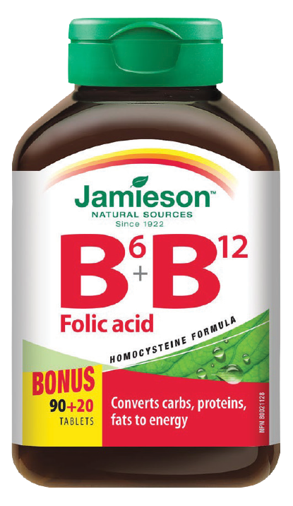 Jamieson B6 + B12 me Acid Folik